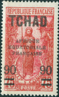 CIAD, CHAD, COSTUMI LOCALI, 1926, FRANCOBOLLI NUOVI (MLH*) Mi:TD 39, Scott:TD 54, Yt:TD 47 - Ongebruikt