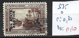 IRAQ SERVICE 35 Oblitéré Côte 0.30 € - Iraq