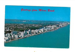 Greetings From Miami Beach.Expédié à Wackenheim (Allemagne) - Miami Beach