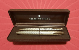 SHEAFFER Silver And Gold Fountain Pen And Ballpoint Pen Set - Vulpen