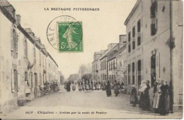 CLEGUEREC, Arrivée Par La Route De Pontivy - Cleguerec