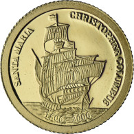 Palau, 1 Dollar, Santa Maria, 2006, Or, FDC - Palau