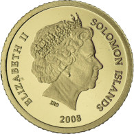 Îles Salomon, Elizabeth II, 5 Dollars, Daedalus, 2008, Or, FDC - Salomon