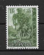 Liechtenstein 1957 Bäume Mi.Nr. 359 Gestempelt - Oblitérés