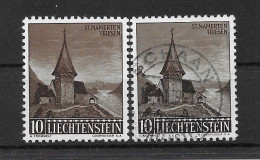 Liechtenstein 1957 Kirche Mi.Nr. 362 ** + Gestempelt - Usados
