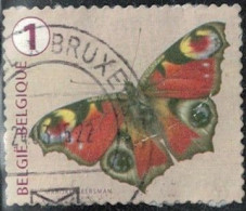 Belgique 2014 Oblitéré Used Papillon Aglais Io Paon Du Jour Y&T BE 4433 SU - Oblitérés