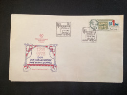 FDC 1978 Yvert 2308 Journée Du Timbre  60 Ans Du Hradcany 1er Timbre CS Et Alfons Mucha - FDC