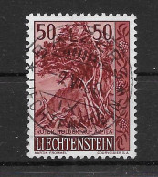 Liechtenstein 1959 Bäume Mi.Nr. 378 Gestempelt - Oblitérés