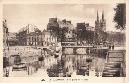 FRANCE - Quimper - Les Quais De L'Odet - Carte Postale Ancienne - Quimper
