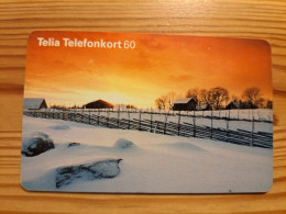 Phonecard Sweden - Sunset - Schweden