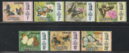 MALAYSIA - KELANTAN - N°104/10 ** (1971) Papillons - Kelantan