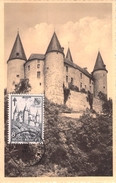 BELGIQUE CARTE MAXIMUM   NUM.YVERT  875 CHATEAU - 1951-1960