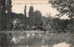 FRANCE - Paris - Vue Sur Le Parc De Montsouris - Le Lac - Carte Postale Ancienne - Parchi, Giardini