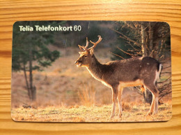 Phonecard Sweden - Deer - Zweden