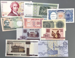 Offer - Lot Banknotes - Paqueteria  Mundial 10 Billetes Diferentes - Mezclas - Billetes