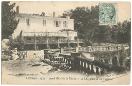 Précurseur De L’ESTAQUE (13) – Grand Hôtel De La Falaise. Le Restaurant Et Les Terrasses. Editeur Lacour, N° 1792. - L'Estaque