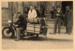 Moto Ancienne De Marque Modèle Type ? * Motos Motocyclette Mobylette * Photo Ancienne 9.5x6.8cm - Motorräder