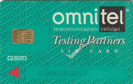 ITALIA -GSM OMNITEL (E6.7.8 - Schede GSM, Prepagate & Ricariche
