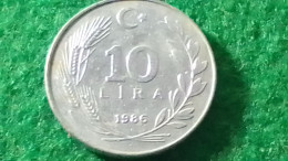 TÜRKİYE - 1986   -  10  LİRA - Turquie