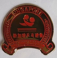 SINGAPORE Table Tennis Association Federation Union   PINS A11/4 - Tenis De Mesa