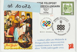 2023 - ÖSTERREICH -  VÖPh - (Postkarte/Ganzsache), Gelaufen V. Wien N. Linz - S. Scan  (at 10072) - Storia Postale