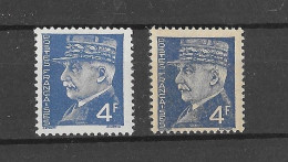 VARIETE DE COULEUR N ° 521A ( Fond Blanc / Fond Jaunatre ) NEUF** - Unused Stamps