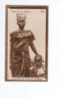 Chromo GABON Femme Du Gabon Avec Son Enfant Pub: Chocolat Suchard TB 139 X 59 Mm 2 Scans - Suchard