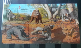 AUSTRALIA 2008  Mega Fauna Animals  Used Mini Sheet Block - Blocchi & Foglietti