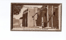 Chromo SOUDAN Maison D'un Notable Colonies Françaises  Afrique Pub: Chocolat Suchard TB 139 X 59 Mm 2 Scans - Suchard