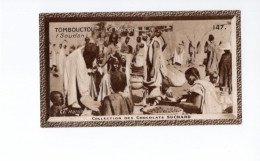 Chromo SOUDAN Tombouctou Marché Colonies Françaises  Afrique Pub: Chocolat Suchard TB 139 X 59 Mm 2 Scans - Suchard