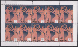 Olympics 2004 - History - GRENADA - Sheet MNH - Ete 2004: Athènes