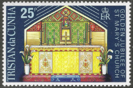 Tristan Da Cunha. 1973 Golden Jubilee Of St Mary's Church. 25c MH. SG 176 - Tristan Da Cunha