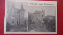 36 INDRE RARE CHATEAUROUX VILLA BERRIAUDE ADRESSE A JOSEPH PIERRE CHATEAU CHARRON CLUIS 1926 - Chateauroux