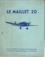 LE MAILLET 20 CONSTRUCTIONS AERONAUTIQUES AVIATION CIVILE TOURSME TRIPLACE SFCA - Aerei