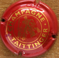 Capsule Champagne TAITTINGER Série 10 - Petit Dessin, Champagne, Bordeaux & Or Foncé N°85a - Taittinger