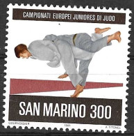 SAN MARINO - 1981 - CAMPIONATO JUDO - NUOVO MNH** ( YVERT 997\9- MICHEL 1033 - SS 1078) - Nuevos