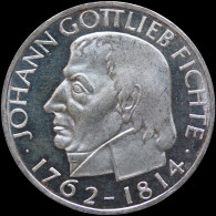LaZooRo: Germany 5 Mark 1964 J Johann Gottlieb Fichte PROOF Rare - Silver - Gedenkmünzen