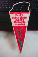 PWRN KURATORIUM OKREGU SZKOLNEGO KATOWICE SPORT Flag Pennant - Bekleidung, Souvenirs Und Sonstige