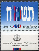 216732 MNH ISRAEL 1988 DIA DEL RECUERDO - Nuovi (senza Tab)