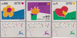 328409 MNH ISRAEL 1990 SELLOS DE DESEO - Ongebruikt (zonder Tabs)