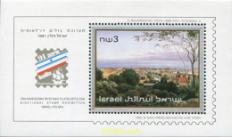 129730 MNH ISRAEL 1991 HAIFA 91. EXPOSICION FILATELICA BINACIONAL ISRAEL-POLONIA - Nuevos (sin Tab)