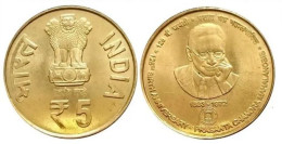 INDIA 2018 125TH BIRTH ANNIVERSARY OF PRASANTA CHANDRA MAHALANOBIS 5 RUPEES UNC COIN - Inde