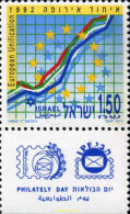 328476 MNH ISRAEL 1992 DIA DEL SELLO - Unused Stamps (without Tabs)