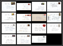 95709 - Lot De 15 Courriers Lettres Enveloppes De L'année 2020 Divers Affranchissements En EUROS - Covers & Documents
