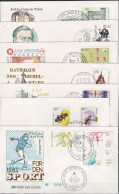 BRD FGR RFA - 15 FDC - Dokumente Davon 13 Illustrierte FDC Und 2 Blankokarten (MiNr: 1197/220) 1984 Ohne Block 19 - 1981-1990