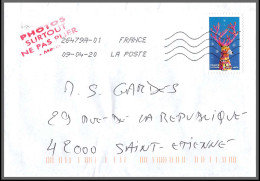 95808 - Premier Confinement COVID - France 9/4/2020 Voulx Seine-et-Marne Pour St Etienne Ioire - Covers & Documents