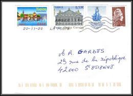 95840 Lys Lez Lannoy Pour St Etienne Loire 20/11/2020  Lettre Cover Période Du Second Confinement COVID  - Storia Postale