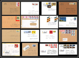 95882 - Lot De 16 Courriers Lettres Enveloppes De L'année 2020 Divers Affranchissements En EUROS - Storia Postale
