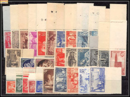 1939 Année Complète Neufs ** Cote 343 Euros PARFAIT état TTB BORD DE FEUILLE - ....-1939