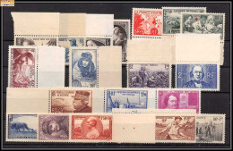 1940 Année Complète Neufs ** Bord De Feuille PARFAIT état TTB - 1940-1949